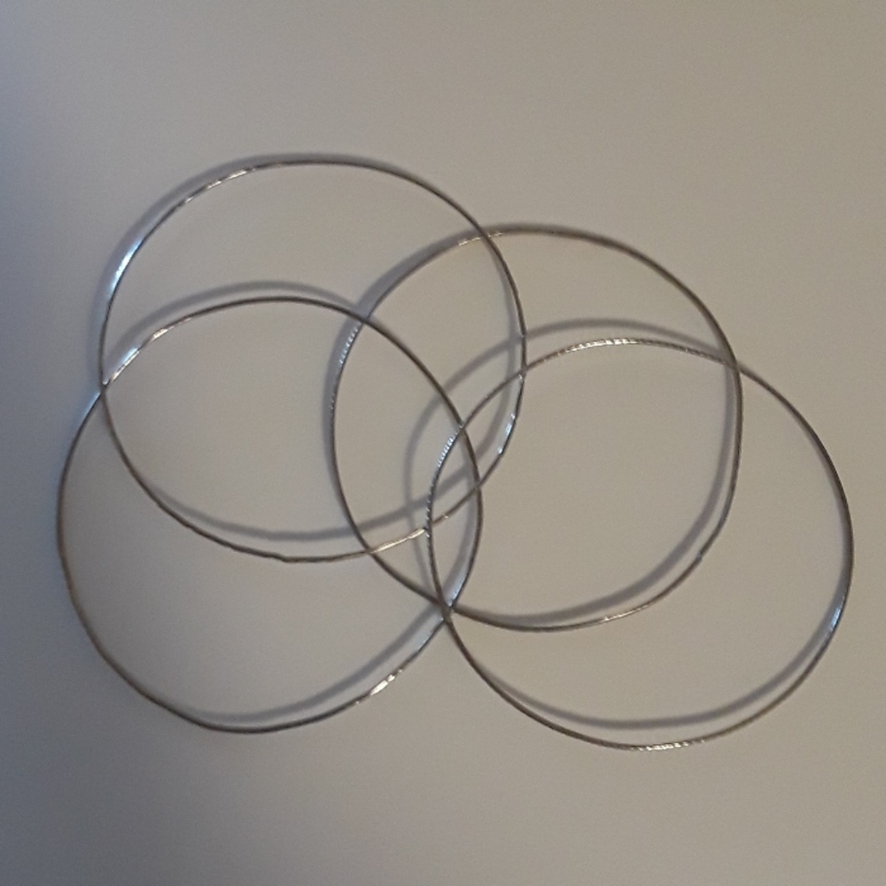 Four Sterling Bangles